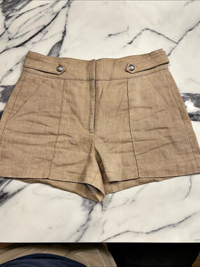 Veronica Beard Raina Shorts kaki/tab Size 14